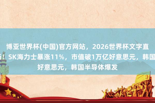 博亚世界杯(中国)官方网站,2026世界杯文字直播 公共欢畅!SK海力士暴涨11%,市值破1万亿好意思元,韩国半导体爆发