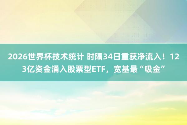 2026世界杯技术统计 时隔34日重获净流入！123亿资金涌入股票型ETF，宽基最“吸金”